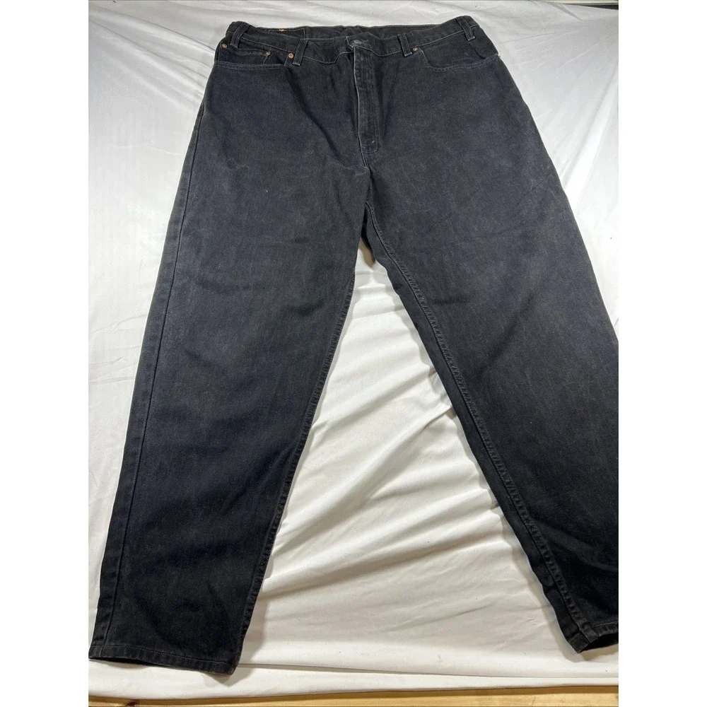 Levi's Vintage 560 Mens Jeans Made USA 42x 32 Loose  Fit 100% Cotton Black